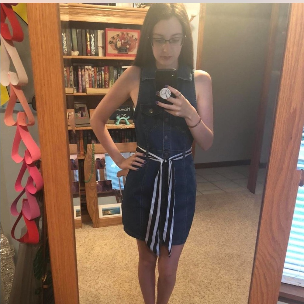 Forever 21 Blue Denim Dress